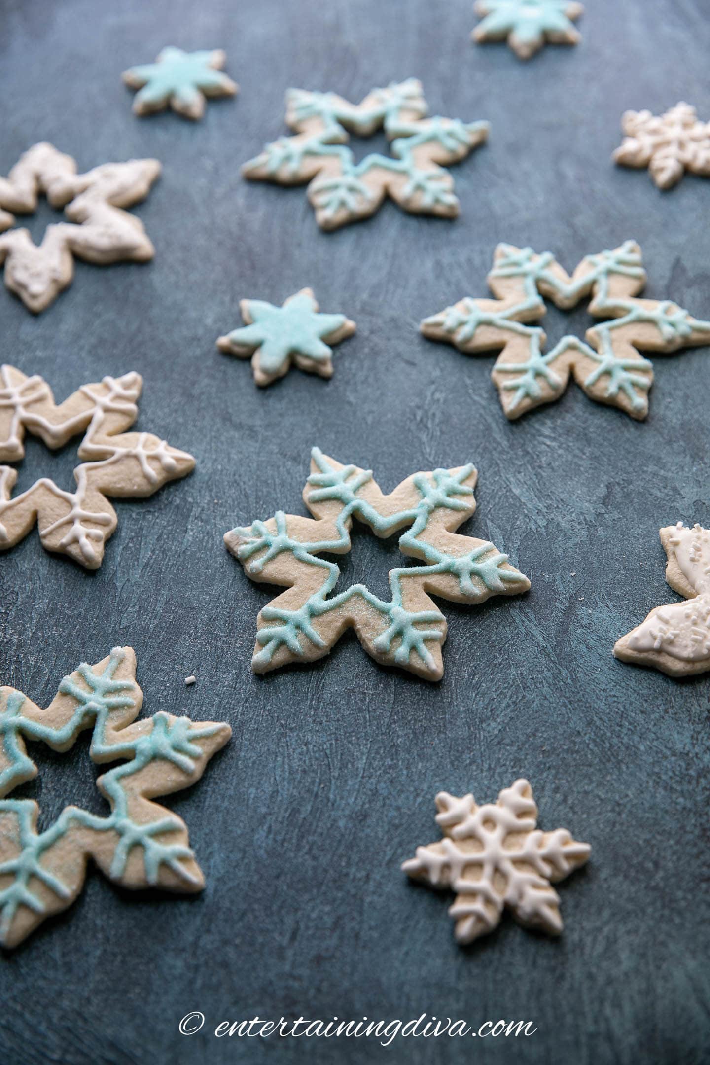snowflake sugar cookie designs