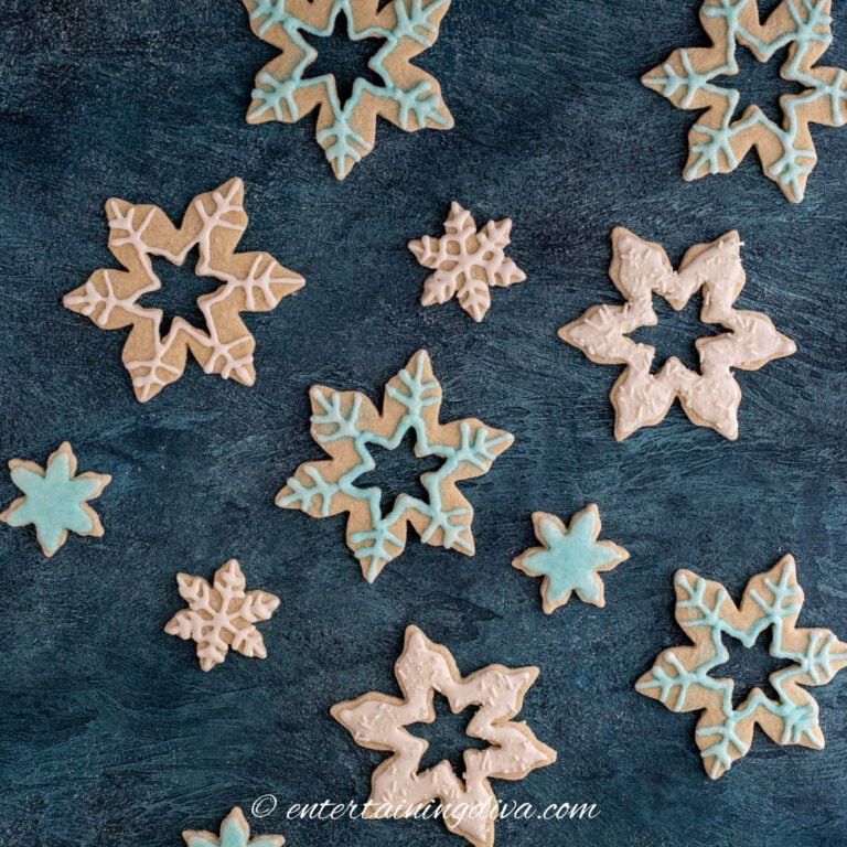 Prettiest Snowflake Sugar Cookies