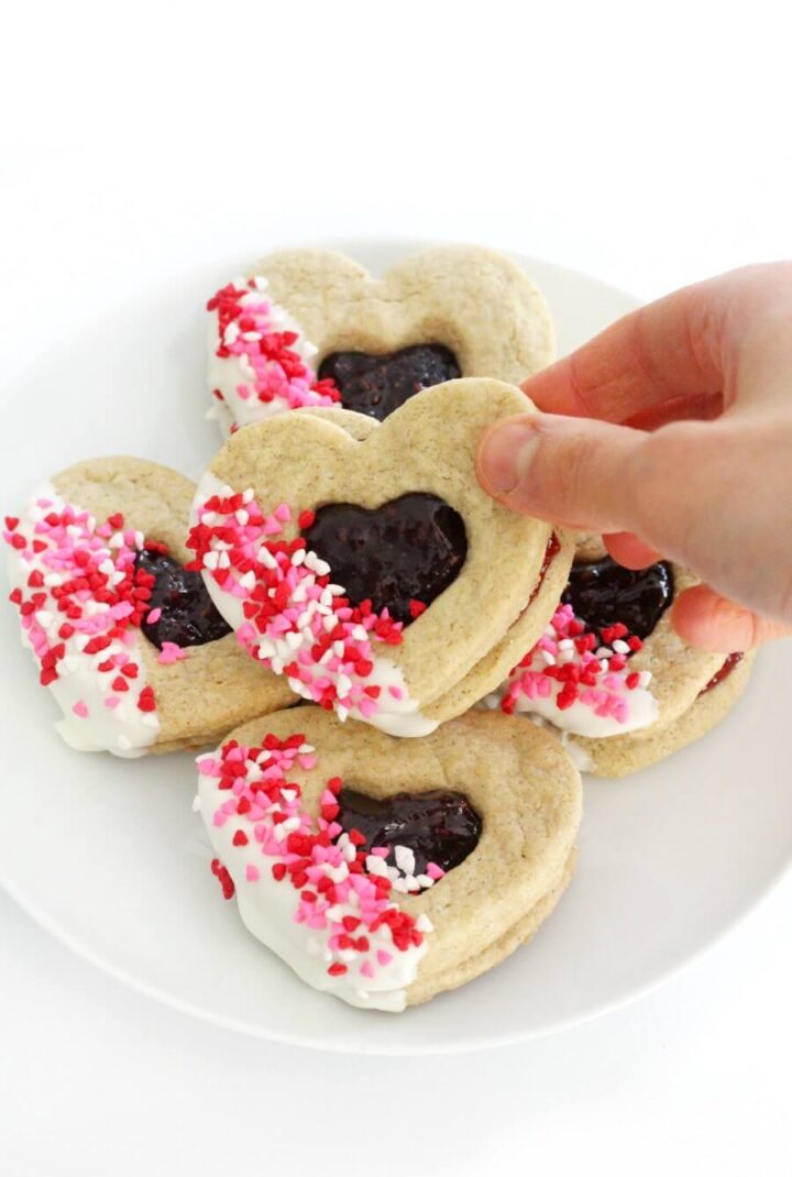 Gluten-free heart cookies