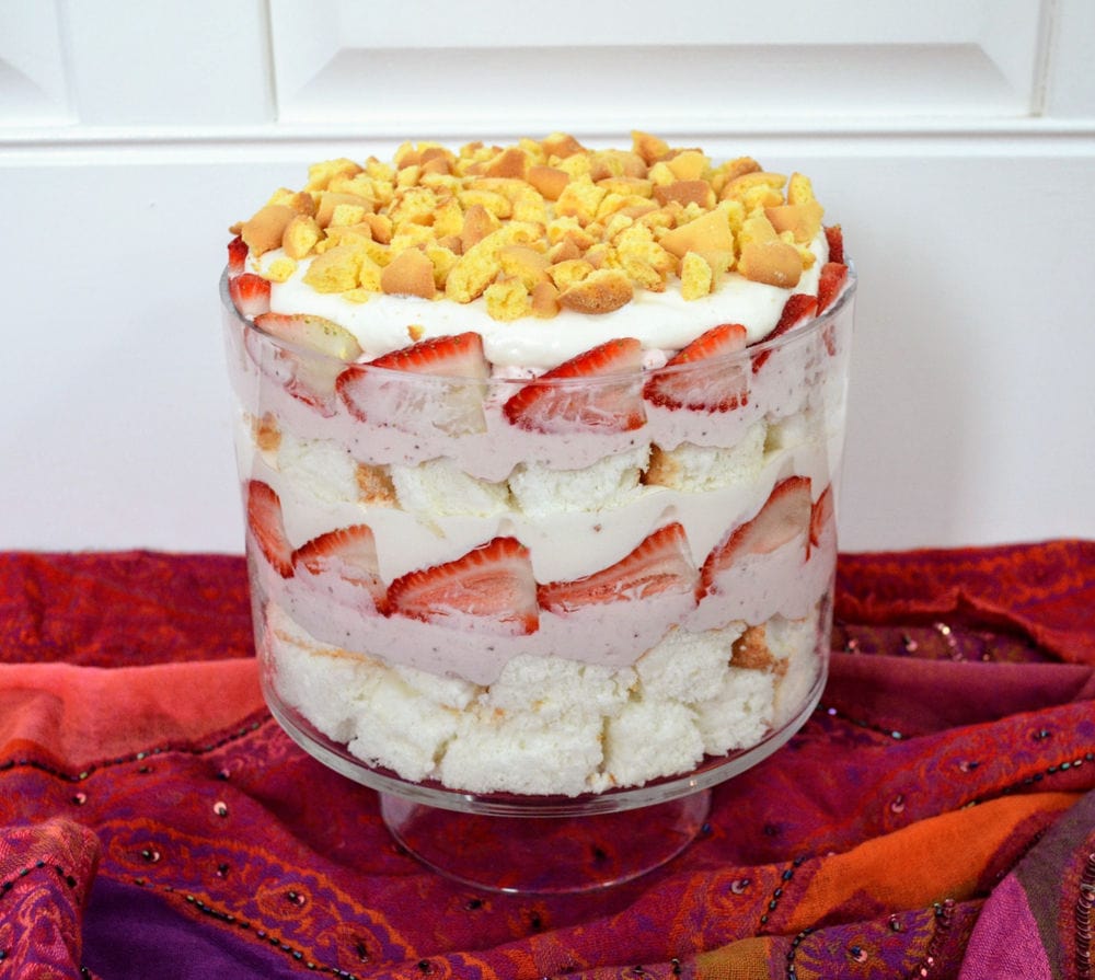 bailey's strawberries and cream trifle