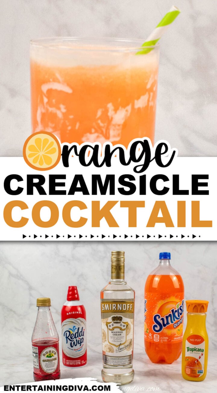 Orange Creamsicle Tail With Whipped