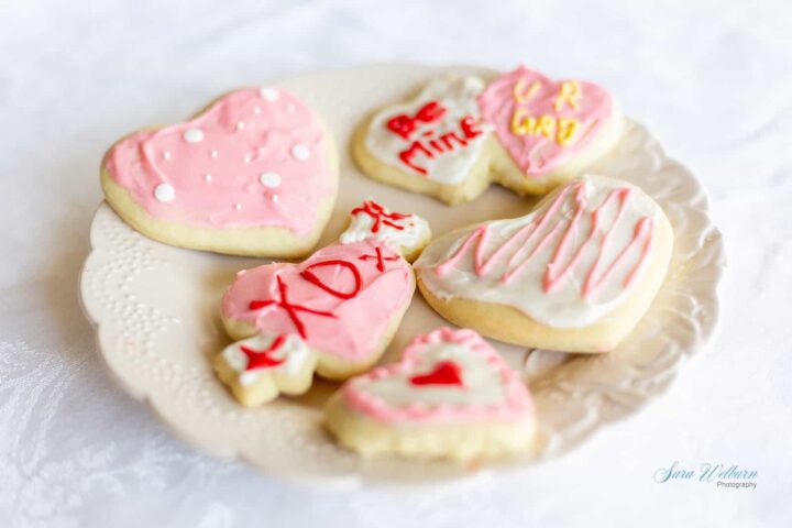 Valentine’s Day sour cream sugar cookies