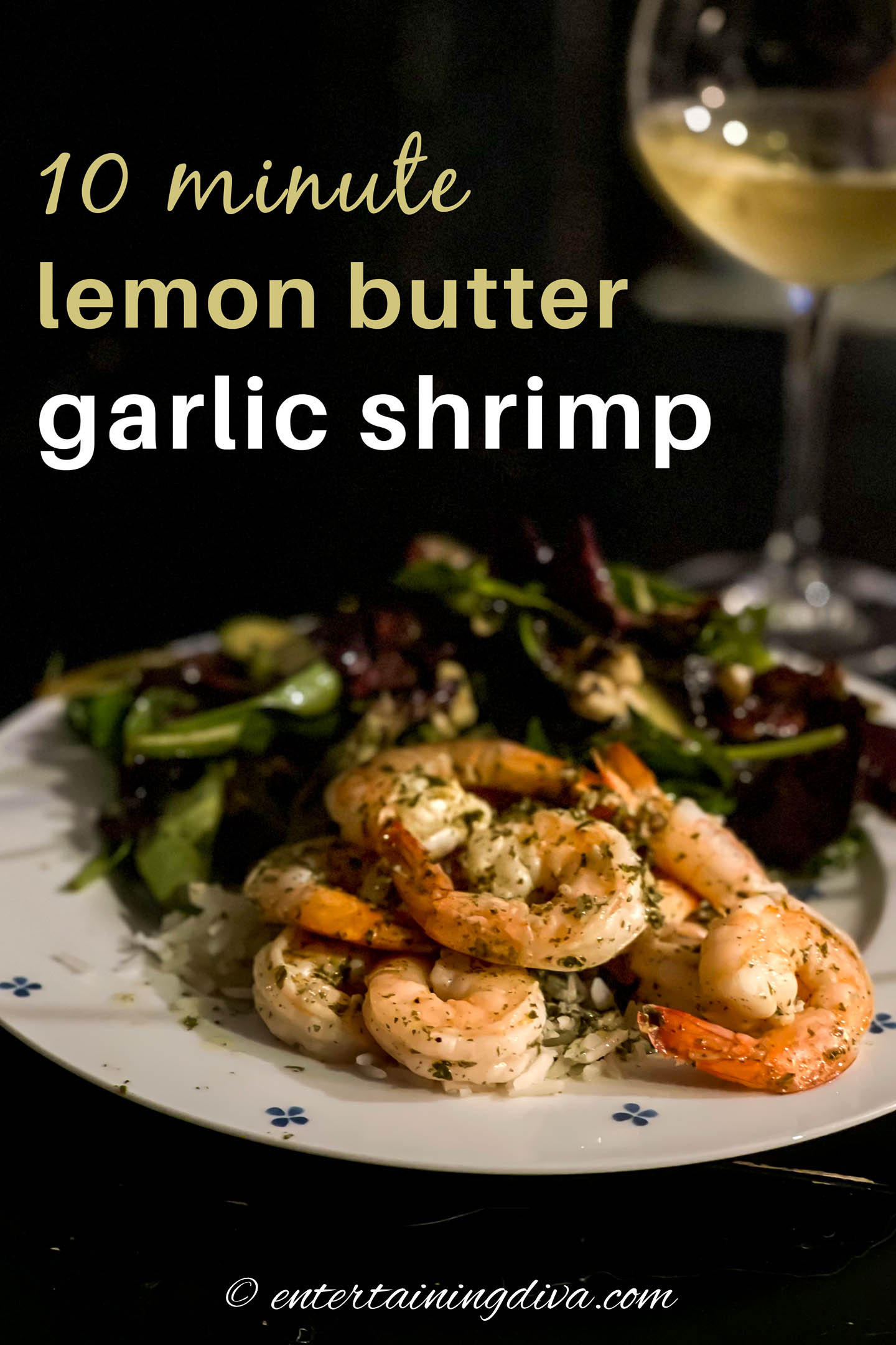 10 minute lemon garlic butter shrimp