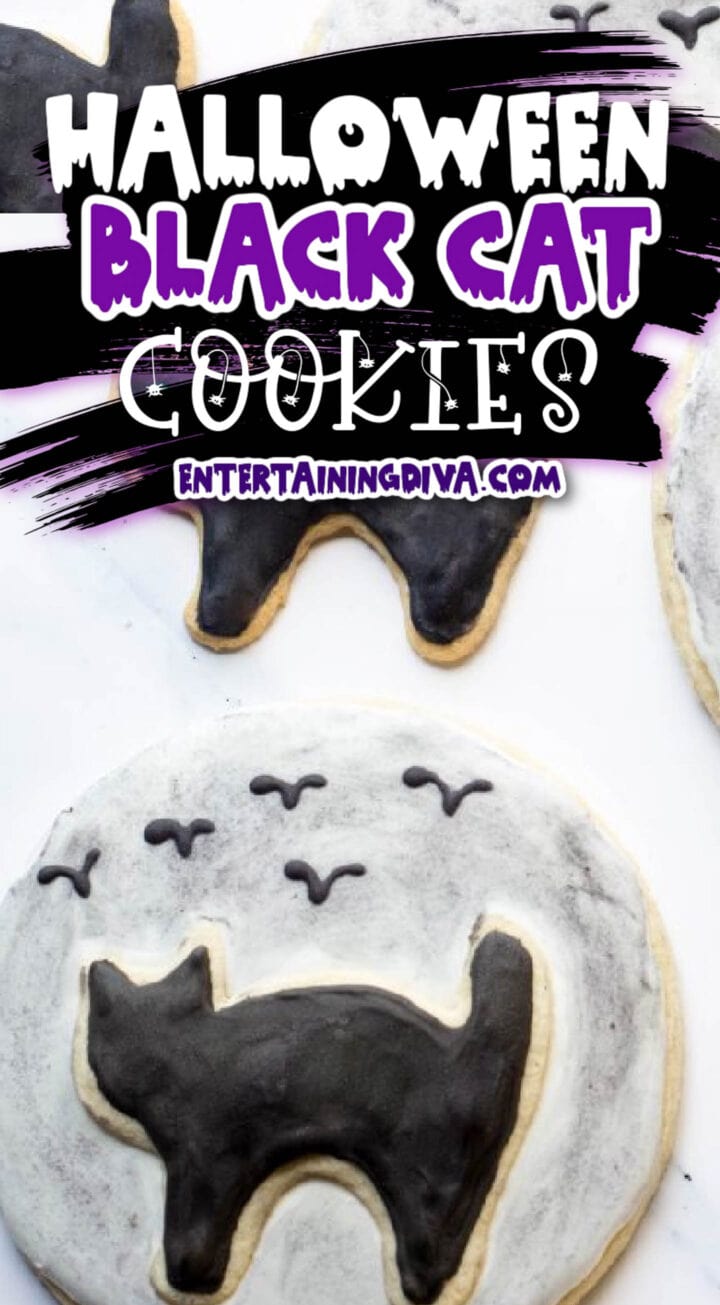 Black Cat Sugar Cookies