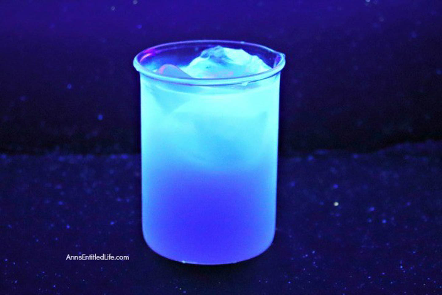 Glow in the dark cocktail