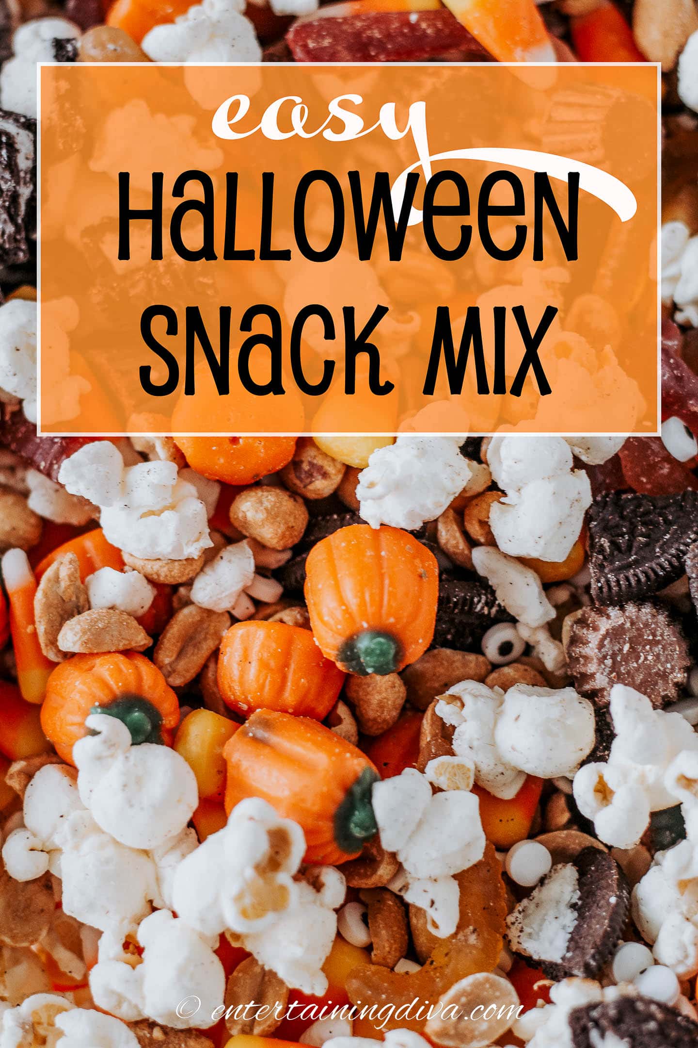 Easy Halloween snack mix recipe
