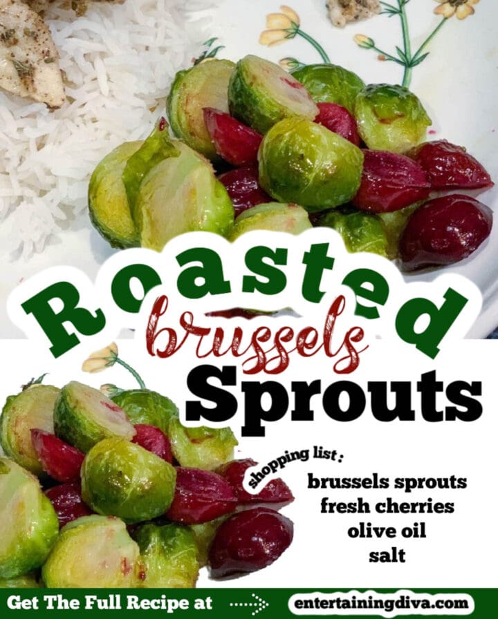 Roasted Brussels Sprouts With Cherries