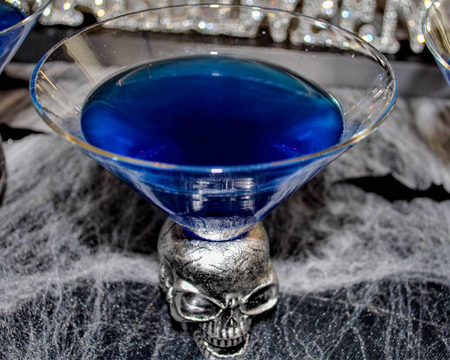 Halloween blue martini