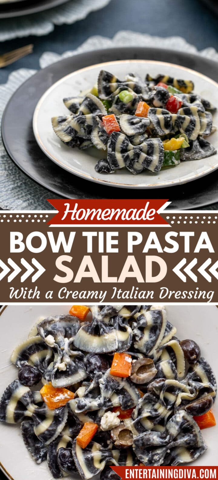 Bow Tie Pasta Salad With Italian Dressing