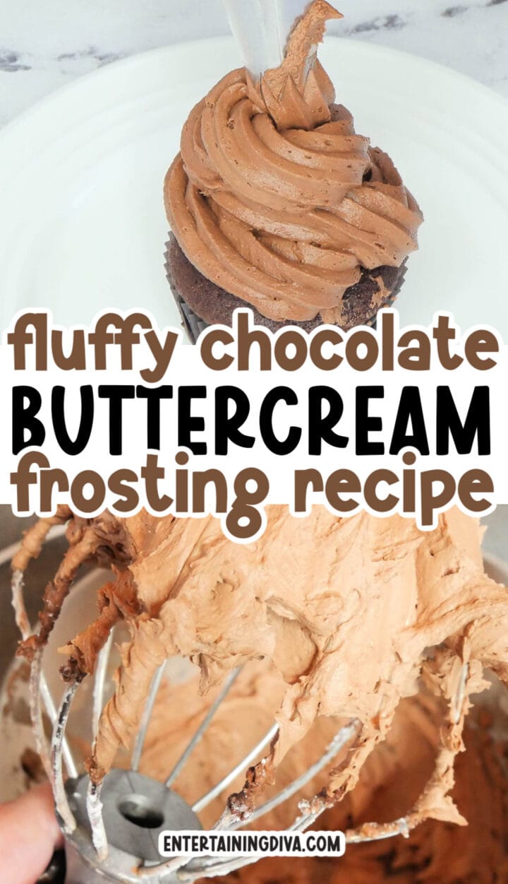 Fluffy Chocolate Buttercream Frosting With Cocoa