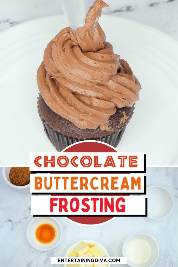 Fluffy Chocolate Buttercream Frosting With Cocoa