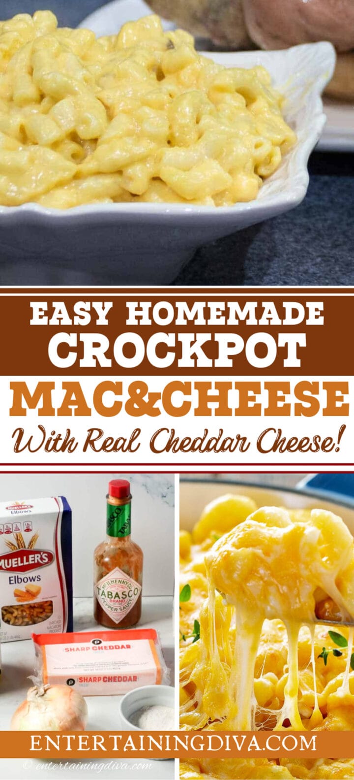 Homemade CrockPot Macaroni and Cheese