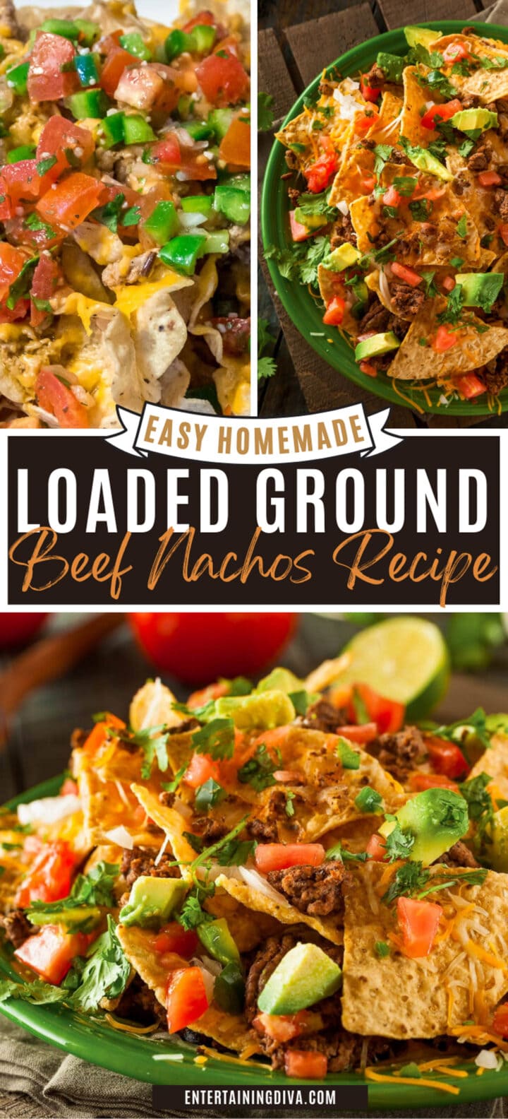 Homemade Loaded Ground Beef Nachos