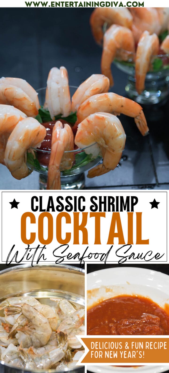 Classic Shrimp Cocktail With Homemade Seafood Sauce