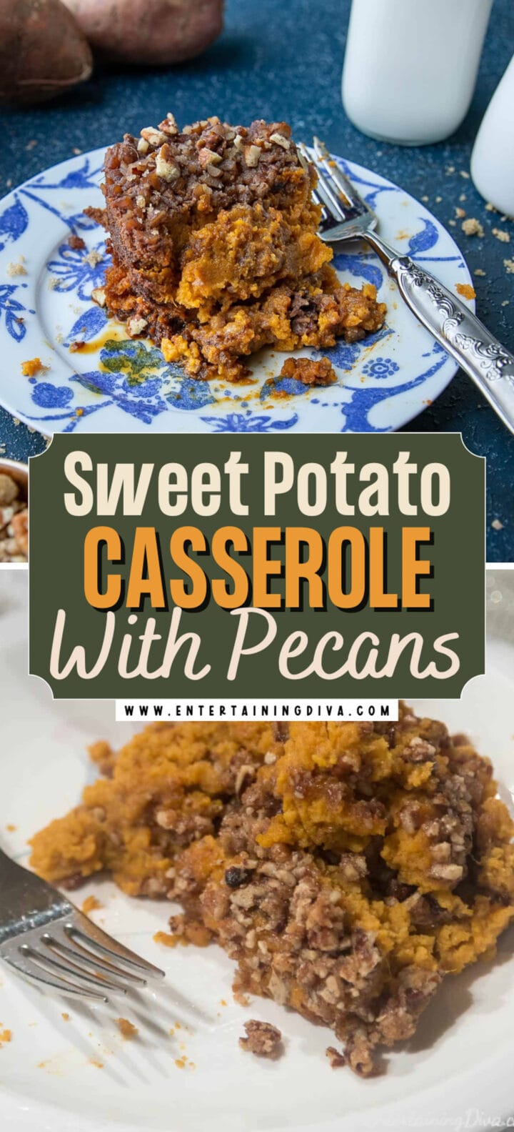 Slow Cooker Sweet Potato Casserole With Pecans