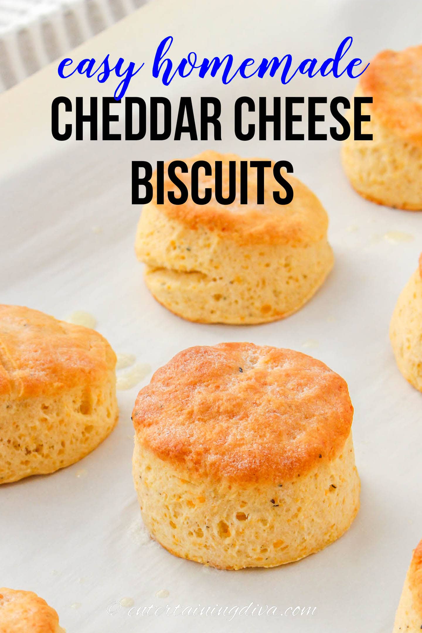easy homemade cheddar cheese biscuits