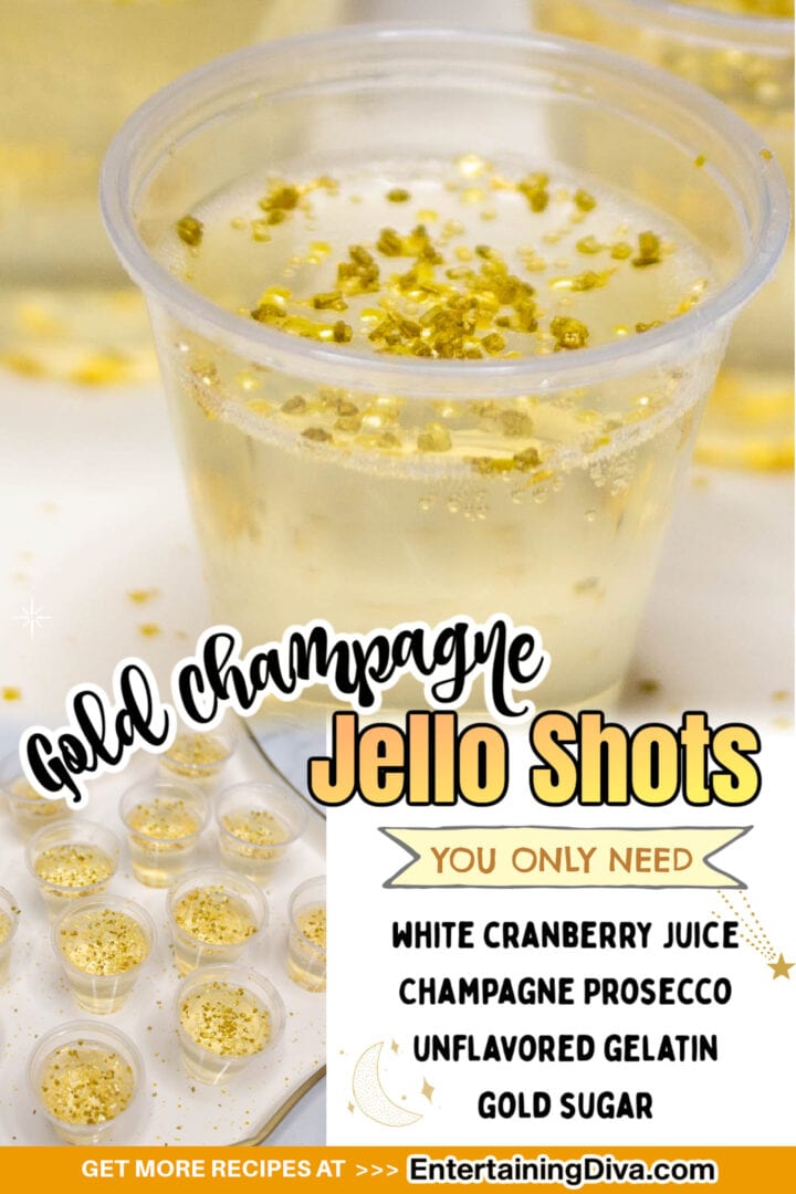 Gold Champagne Jello Shots