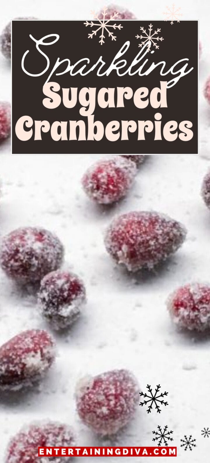 Sparkling Sugared Cranberries With Maple Syrup