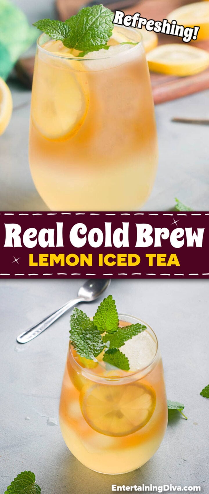 Real Cold Brew Lemon Iced Tea
