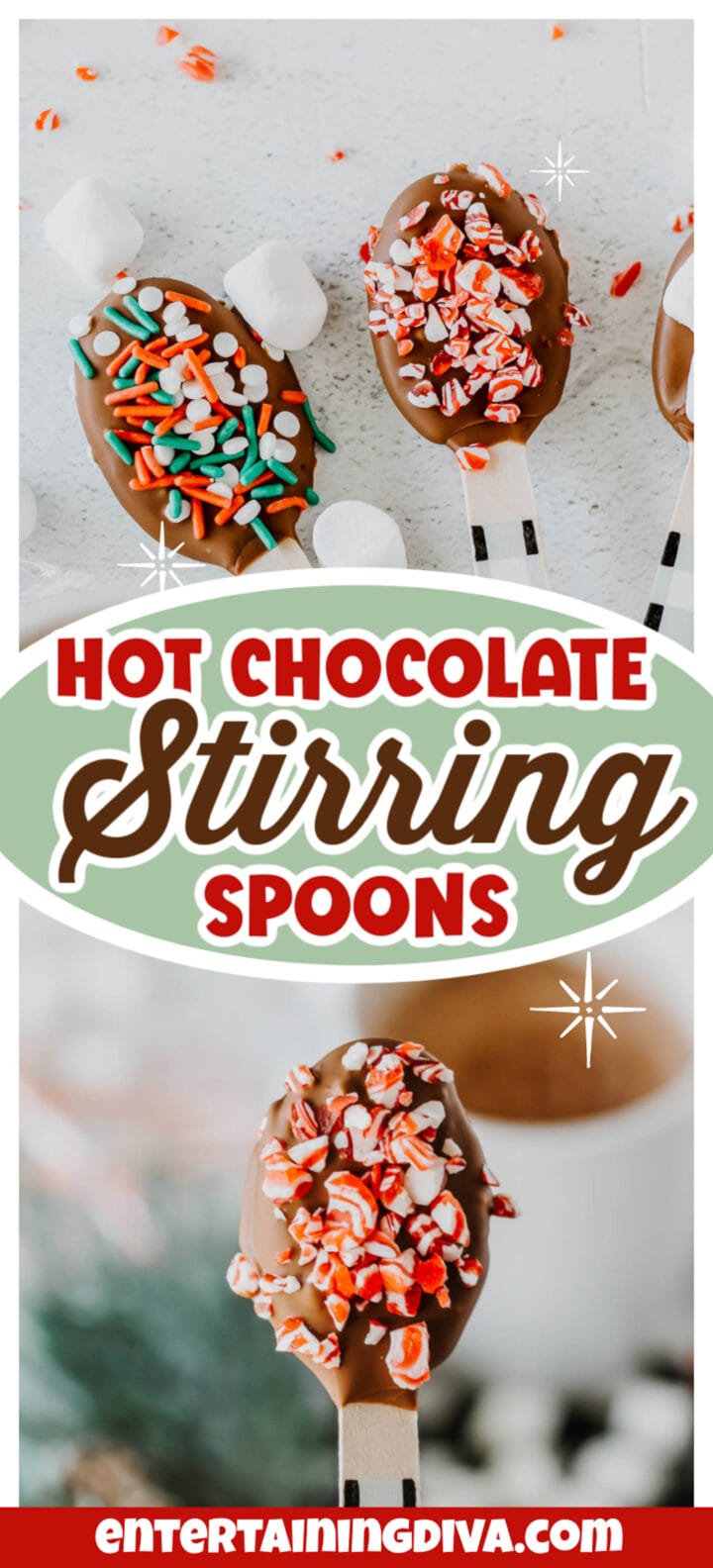 DIY Hot Chocolate Stirring Spoons