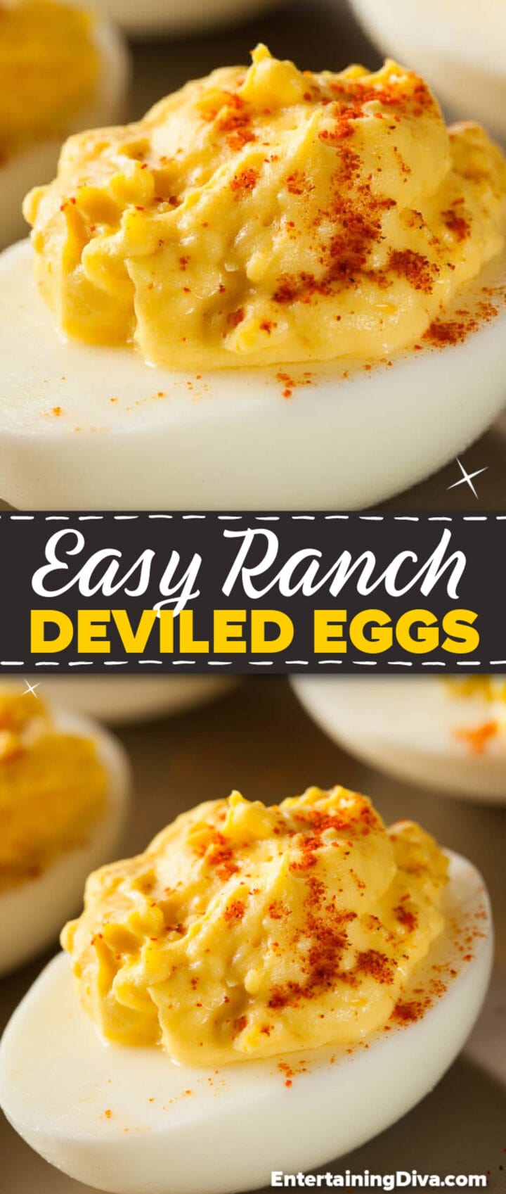 Easy Ranch Deviled Eggs (Without Vinegar)