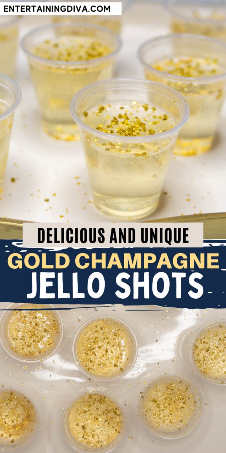Gold Champagne Jello Shots