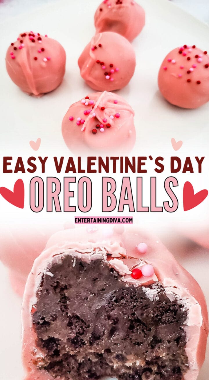 Easy No-Bake Valentine Oreo Balls