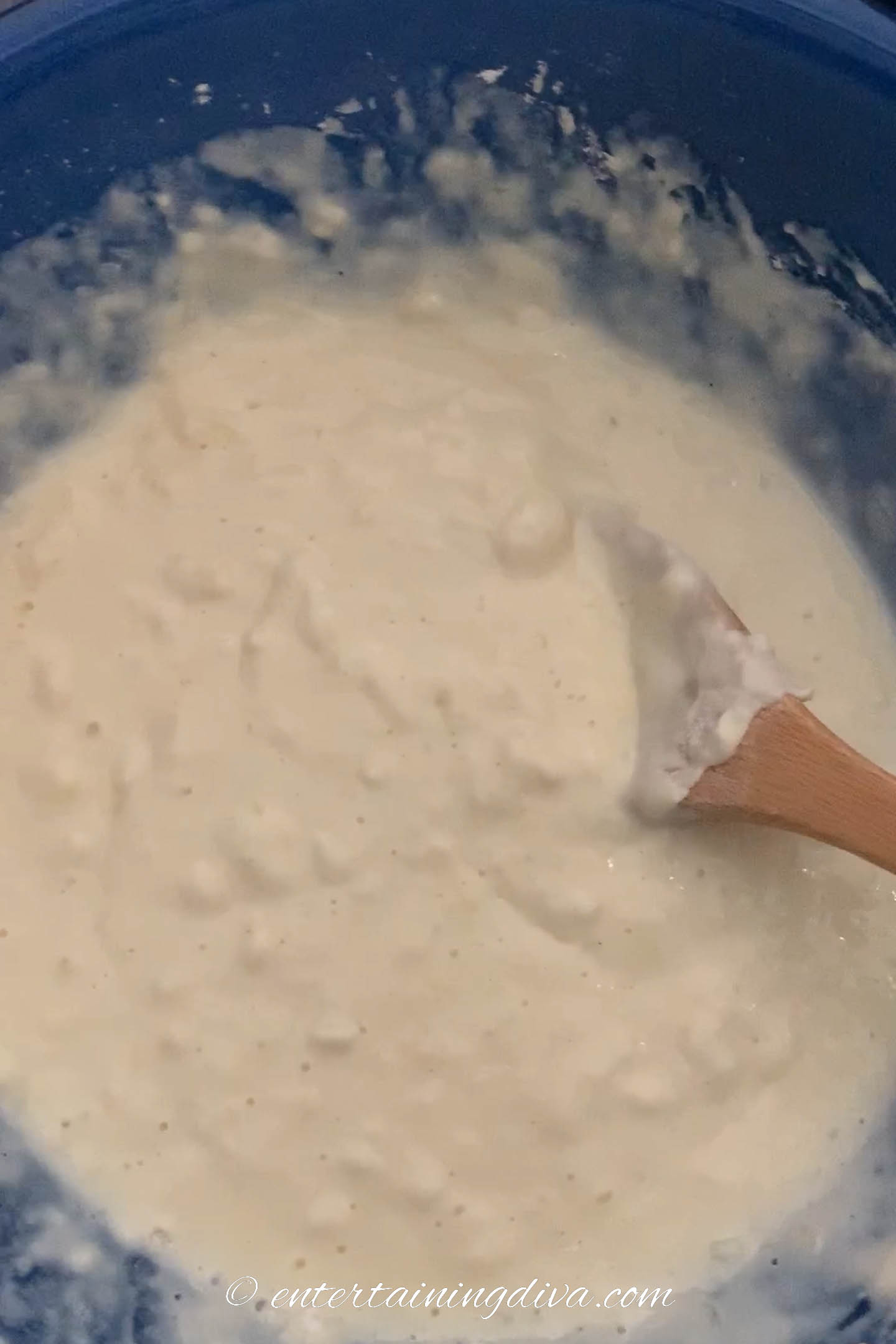 buttermilk pancake batter in a bowl