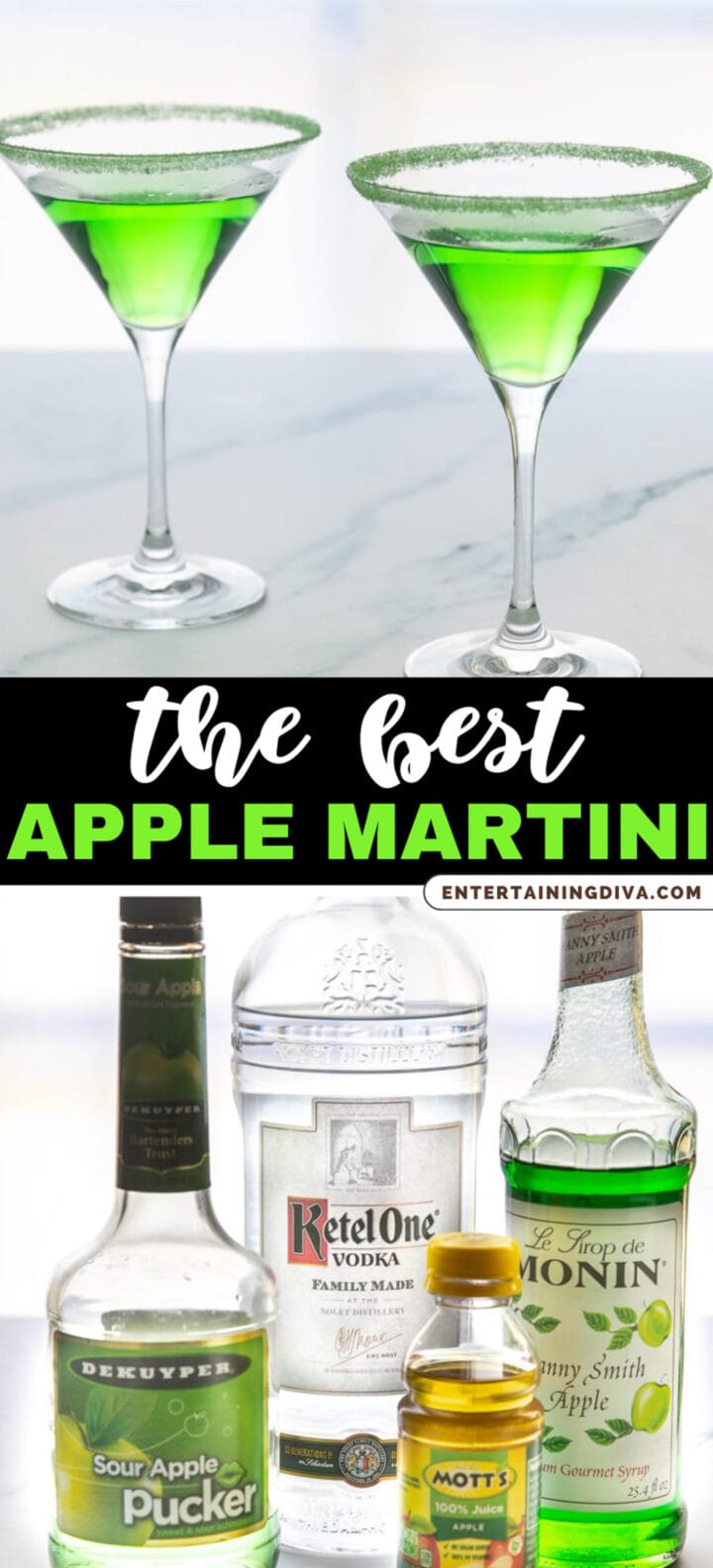 Appletini (The Best Sour Apple Martini)