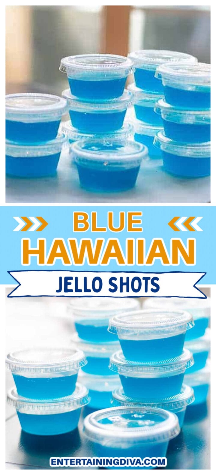 How to Make Blue Hawaiian Jello Shots