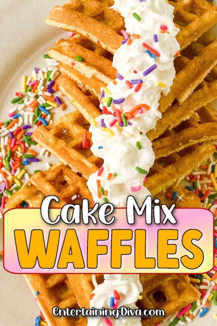 Easy Cake Mix Waffles