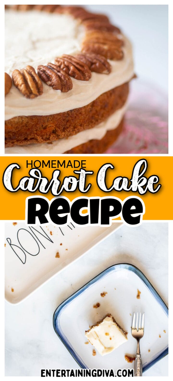 Classic Carrot Cake Recipe (From Scratch)