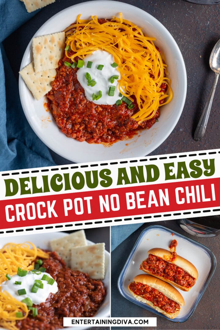 Easy Crock Pot No Bean Chili