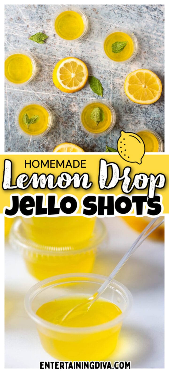 Lemon Drop Jello Shots Recipe