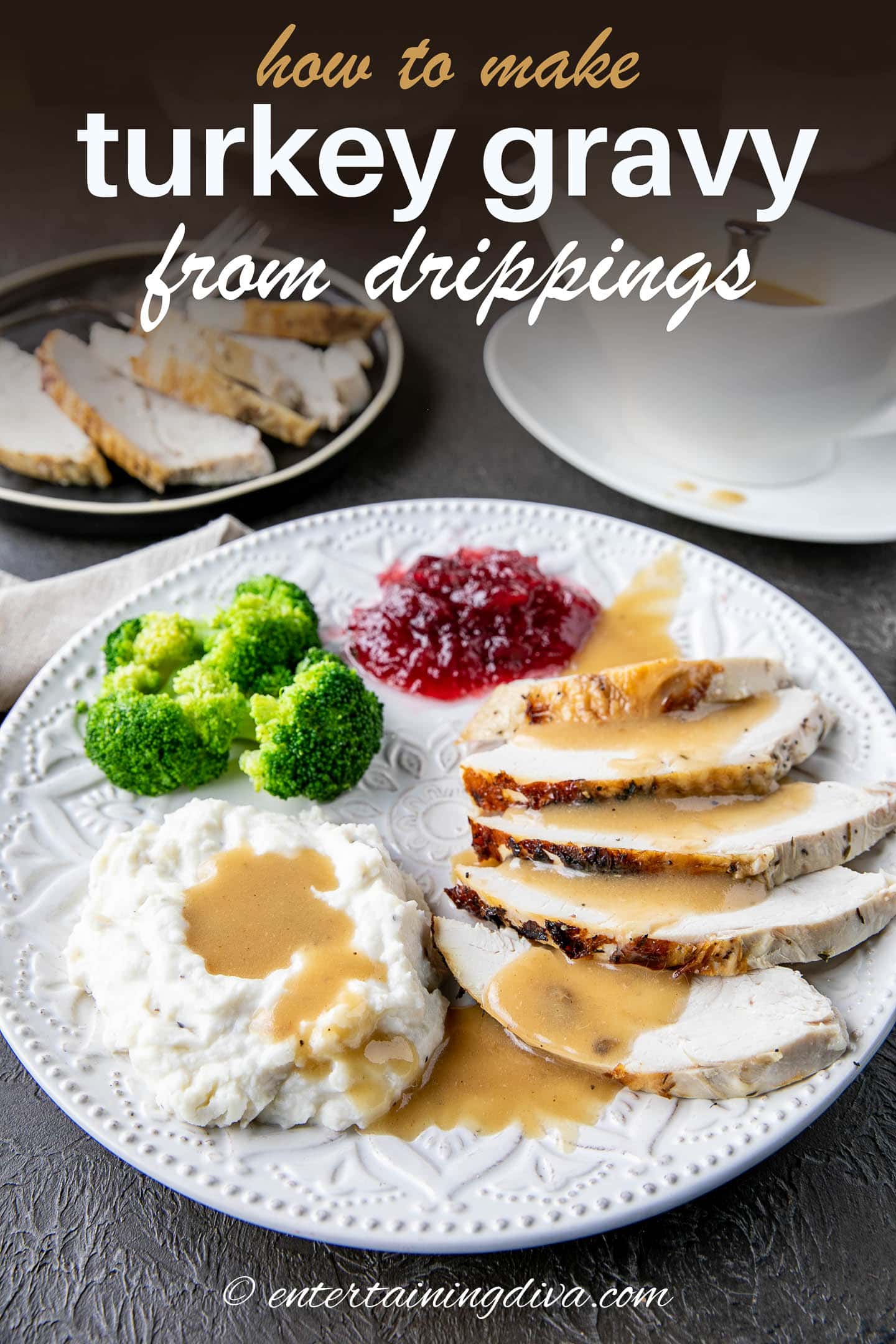 how to make turkey gravy with drippings