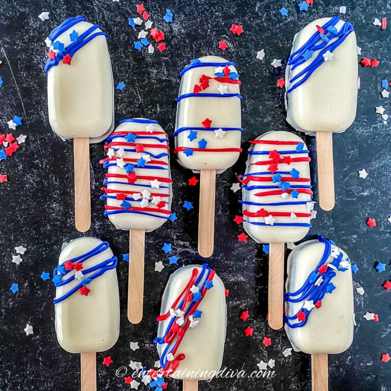 Homemade Patriotic 4th Of July Cakesicles