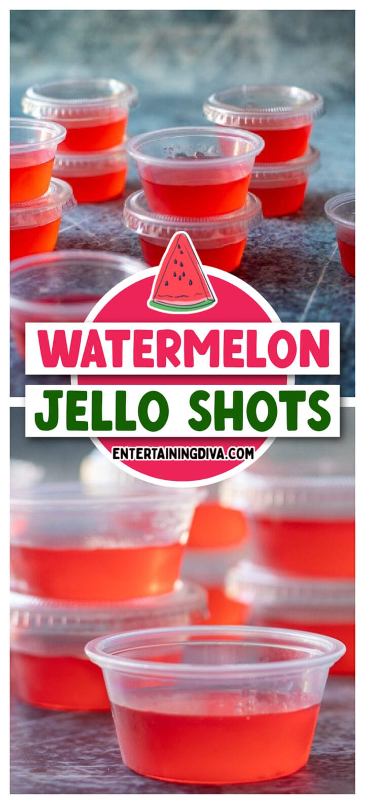 Easy Watermelon Jelly Shots