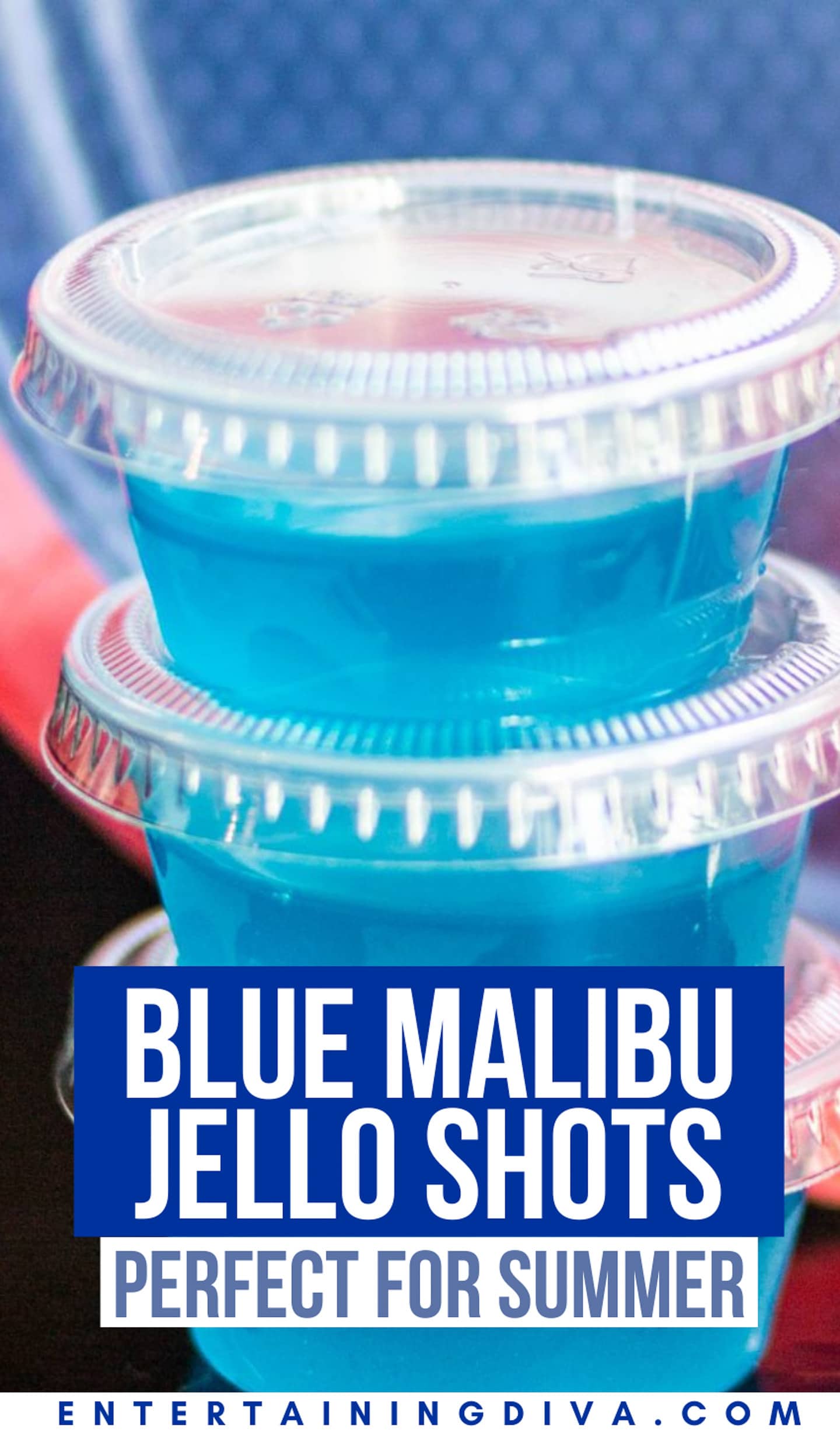 Berry Blue Malibu Jello Shots Recipe
