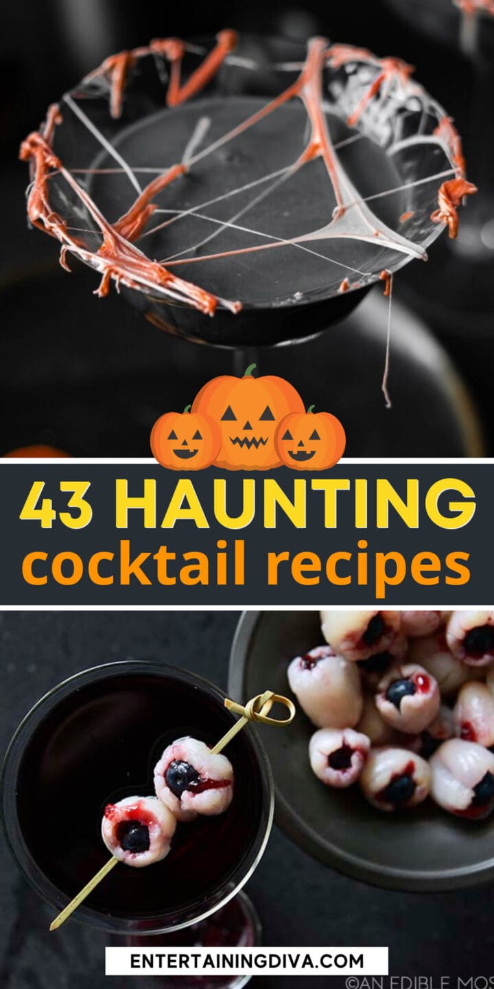 43 haunting halloween cocktail recipes.
