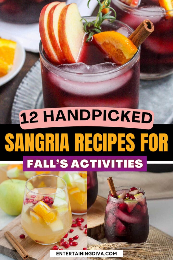 12 handpicked fall sangria recipes for autumn's activities.