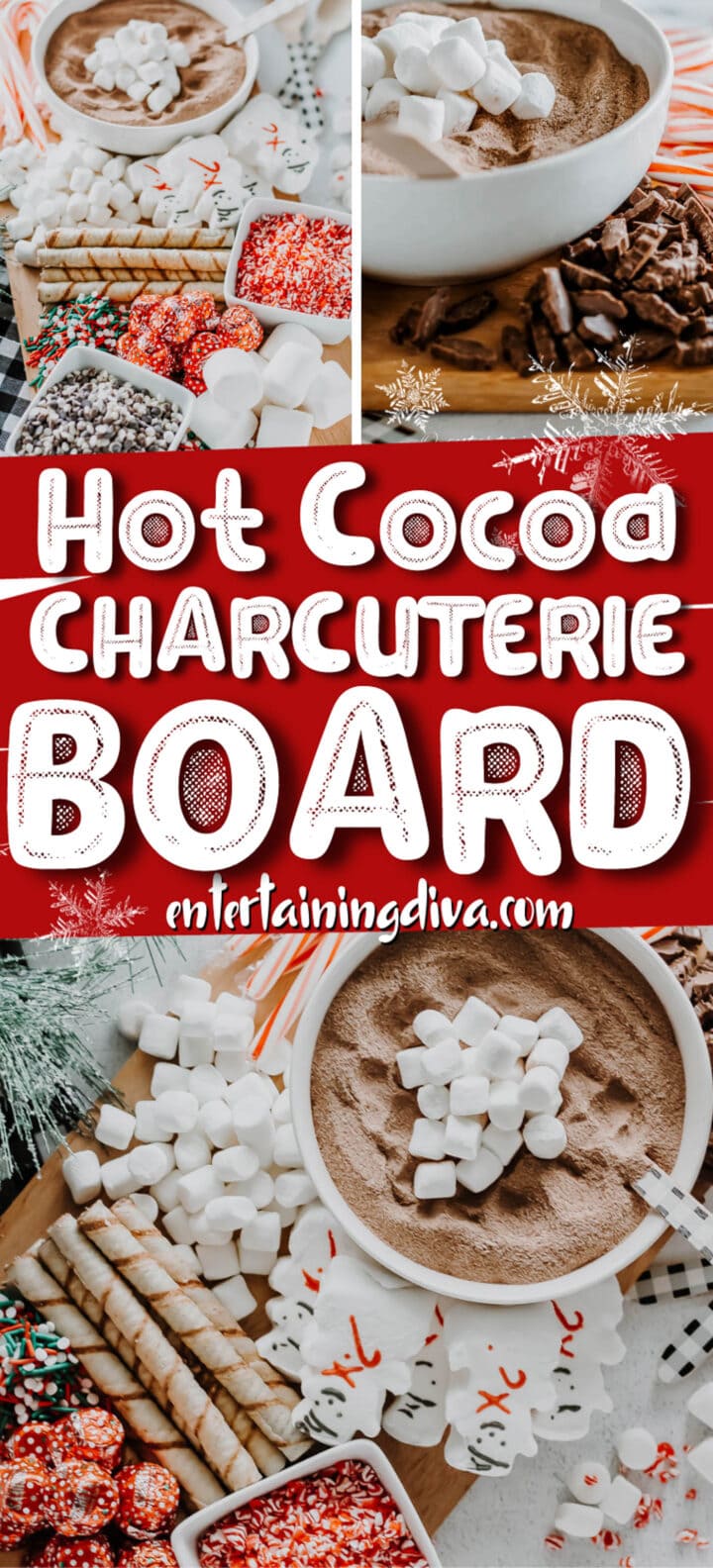 Hot chocolate charcuterie board.