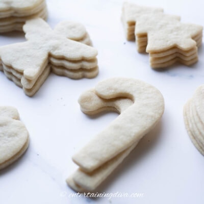 cut out cookies that hold their shape