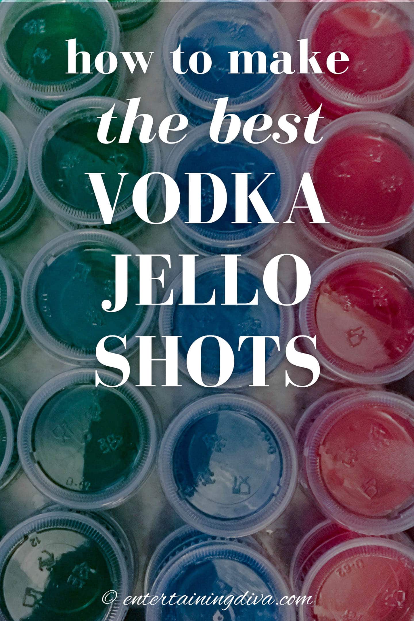How to make vodka Jello shots