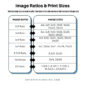 image ratios and print sizes chart
