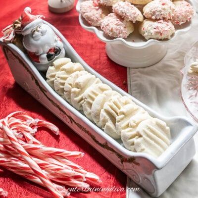 quick and easy whipped shortbread cookies with cornstarch