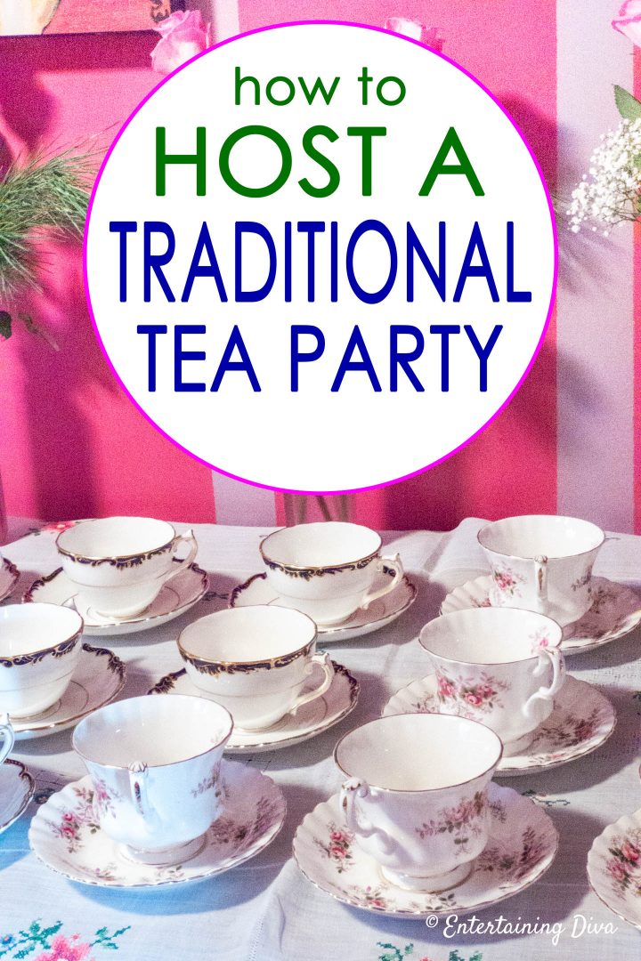 How to host a traditional tea party