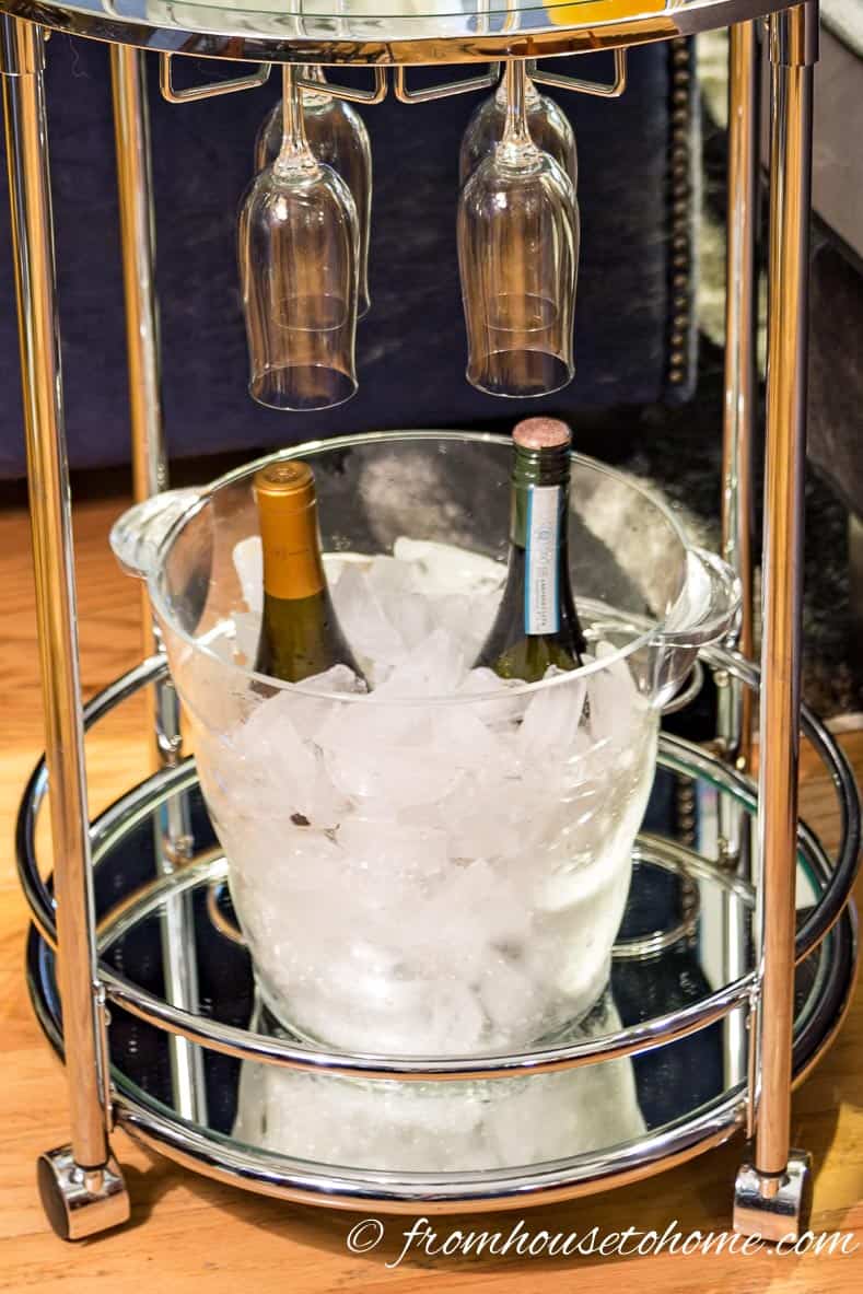 How To Style A Bar Cart | www.entertainingdiva.com