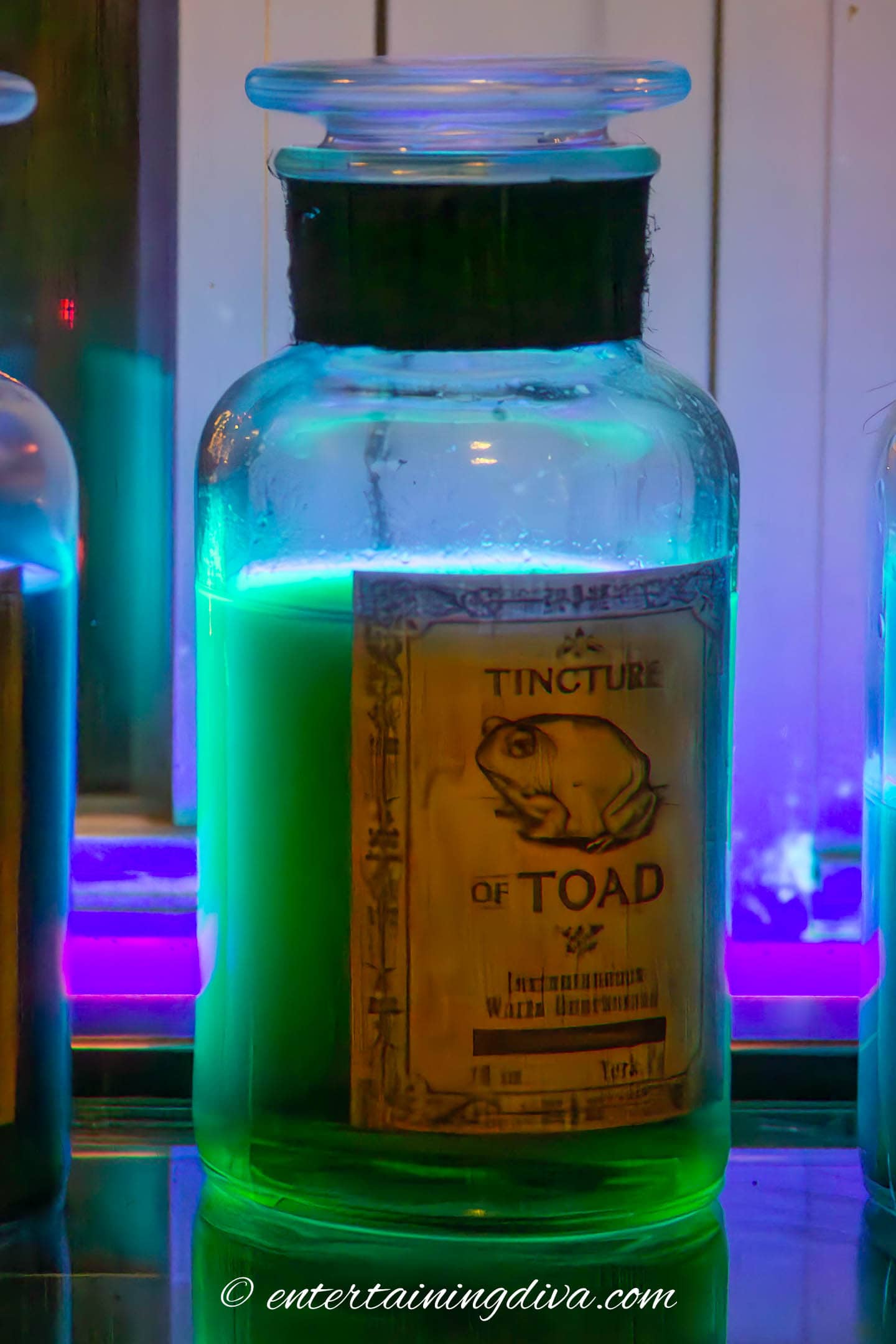 Too much food coloring takes most of the glow out of this potion