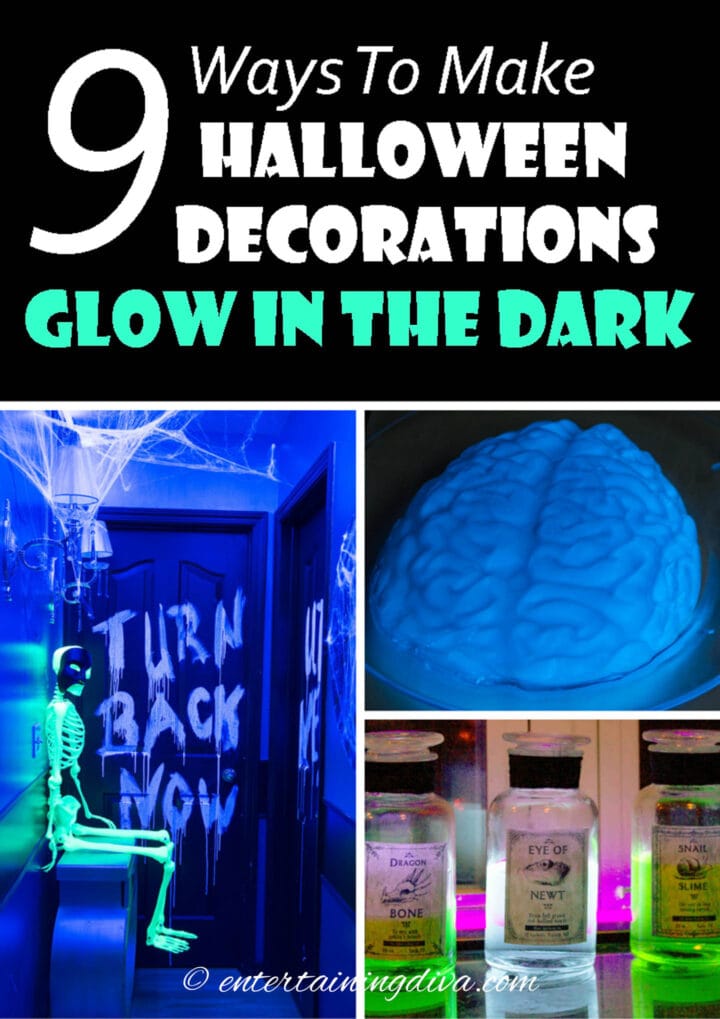 9 Ways To Create Glow-In-The-Dark Halloween Decorations