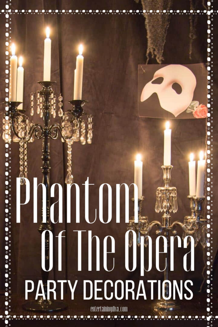 Phantom of the Opera party decorations